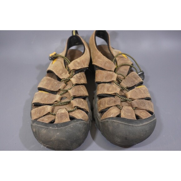 Keen Newport H2 Mens 10.5 Brown Leather Waterproof Hiking Sport Sandals 1001870 main image 6